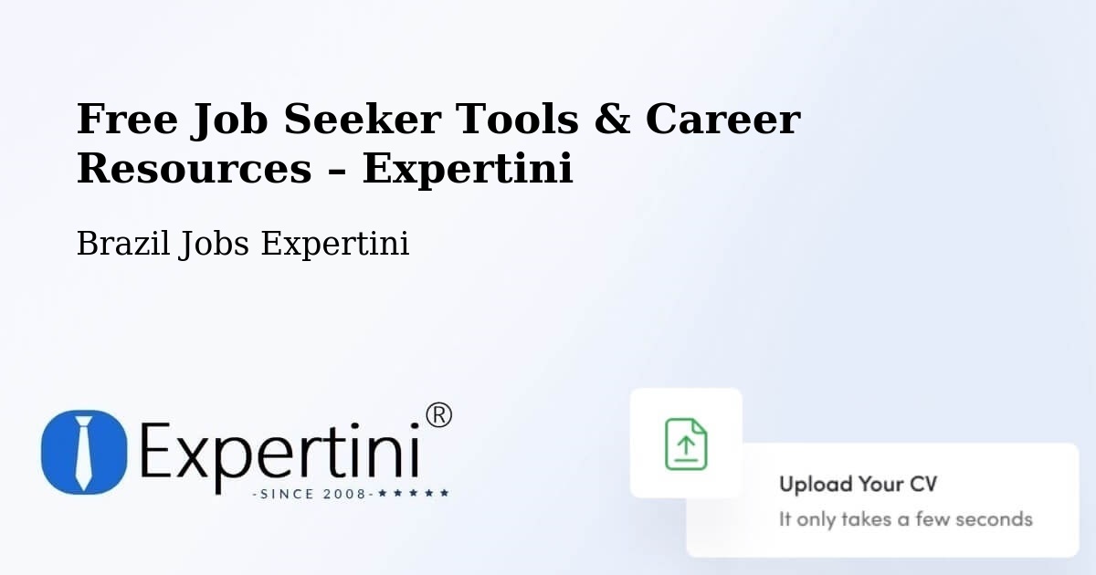 Free Job Seeker Tools & Career Resources – Aporé - Aporé, Brazil Jobs Expertini
